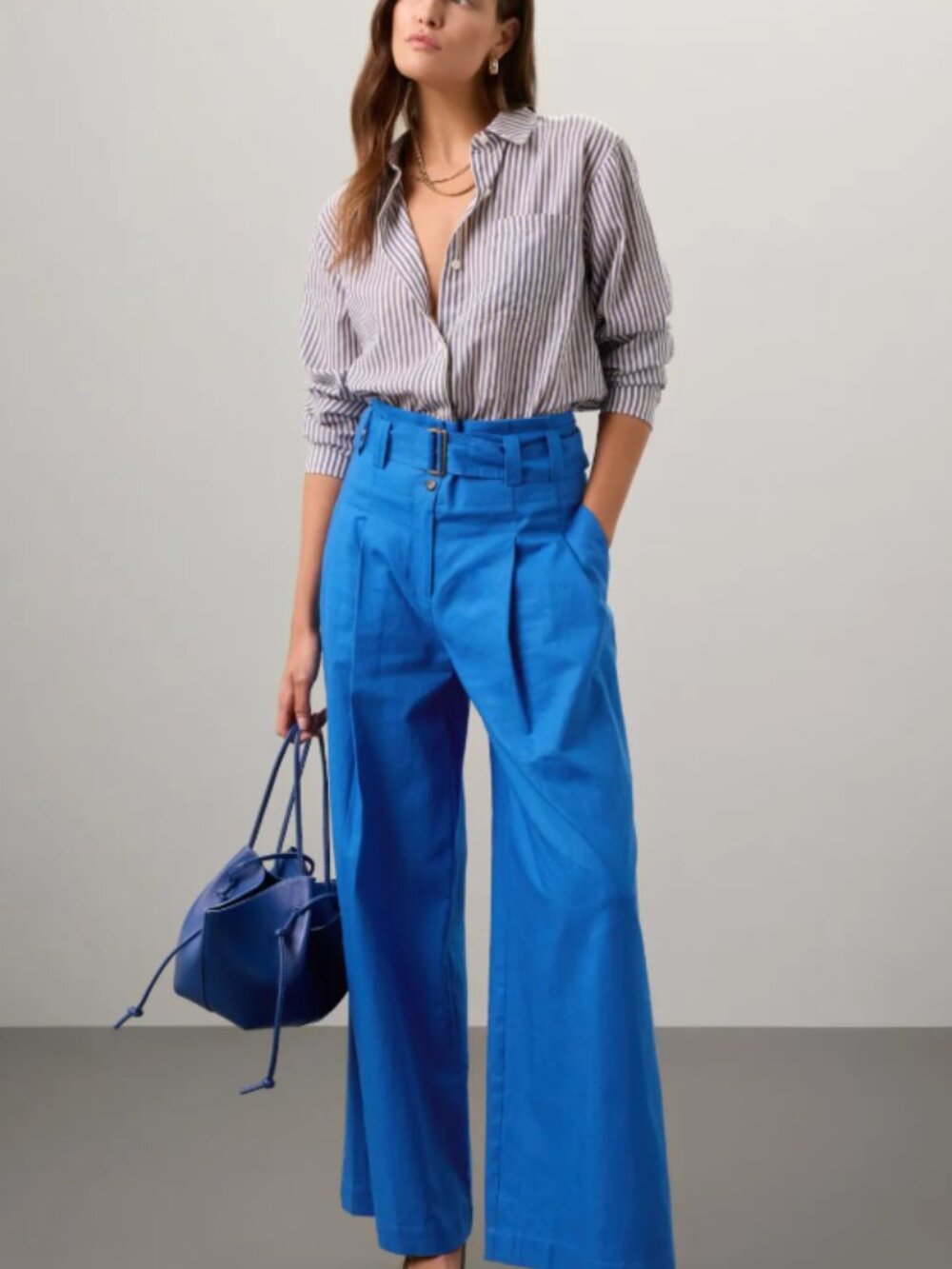 RTR-26 Eudon Choi x RTR Wide Leg Linen Trousers